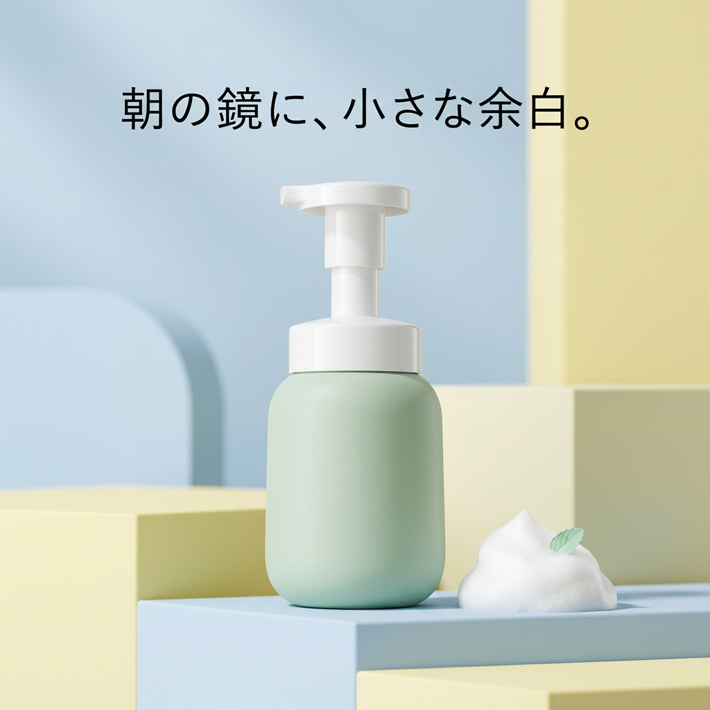 ボトルと泡のイメージを組み合わせた詳細画像