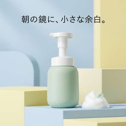 ボトルと泡のイメージを組み合わせた詳細画像